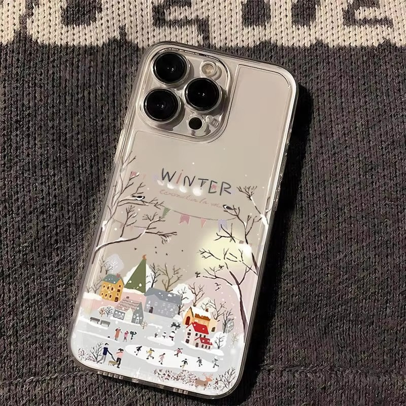 Samsung Galaxy A55 - Wunderschöne Winter-Schnee-Handyhülle für Samsung Galaxy S25