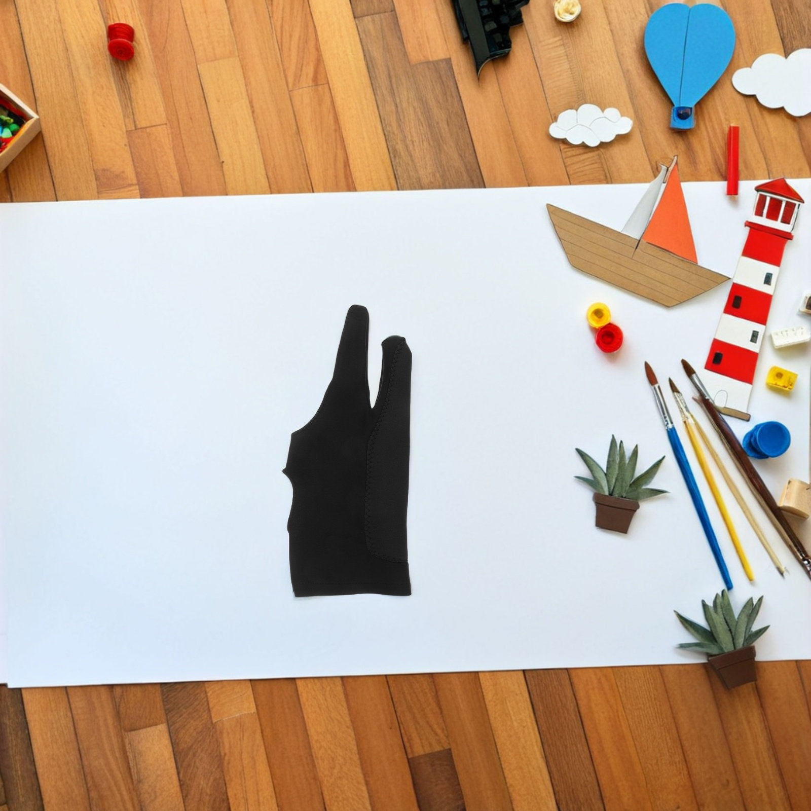 1 Paar Zwei-Finger-Zeichenhand – Drawing Glove Artist Bewertung und Preis