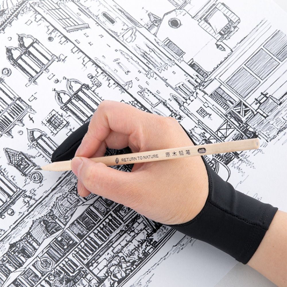 1 Stück Einfache 1/2-Finger-Ma – Drawing Glove Artist Bewertung und Preis