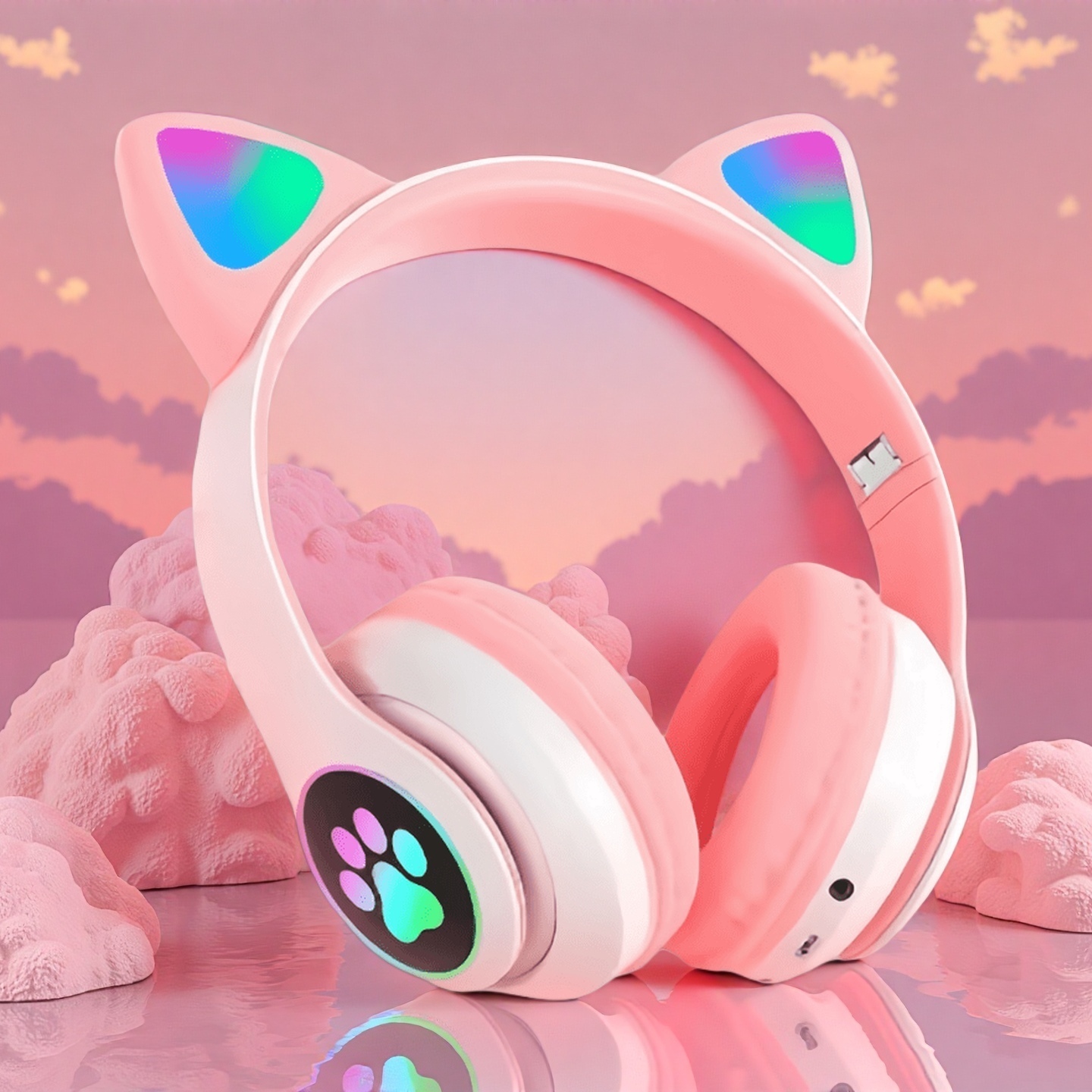 Neue Blitzlicht Nette Katze Oh – Wired Earphone Lightning Bewertung und Preis